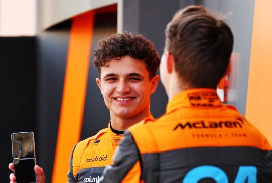 Lando Norris Oscar Piastri Bahrain pre-season testing 2023