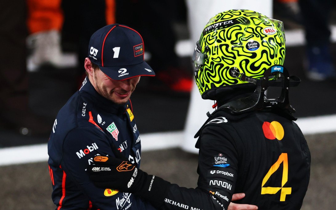 Verstappen Norris Abu Dhabi race