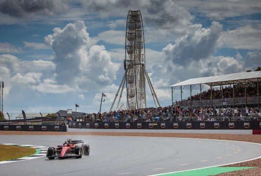 Sainz rain Silverstone