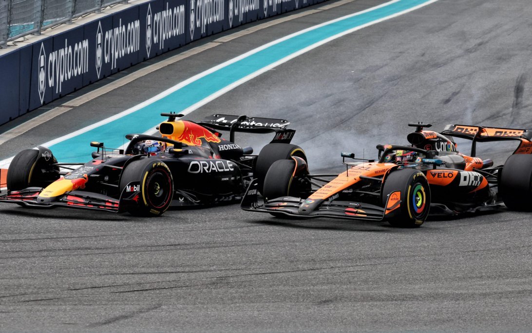 Verstappen Piastri Miami
