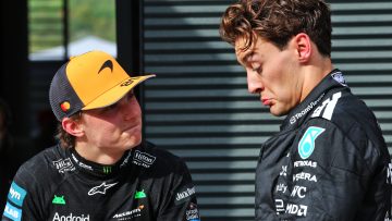 George Russell hands McLaren 'unacceptable' warning over potential Oscar Piastri team orders