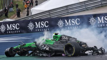 Stake F1 issue Gabriel Bortoleto medical update after horror crash