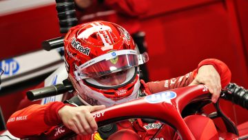 Charles Leclerc sets Ferrari target after practice 'misunderstanding'