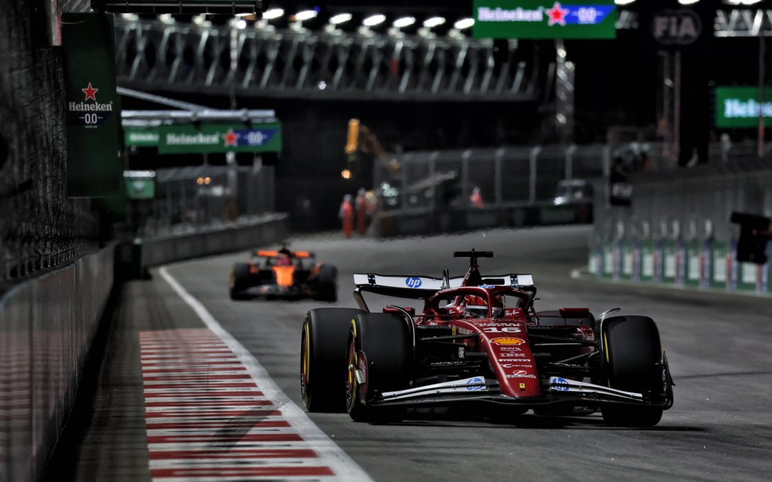 Leclerc Las Vegas race