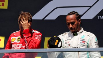 Revisited: Sebastian Vettel expresses fury at stewards after Lewis Hamilton penalty