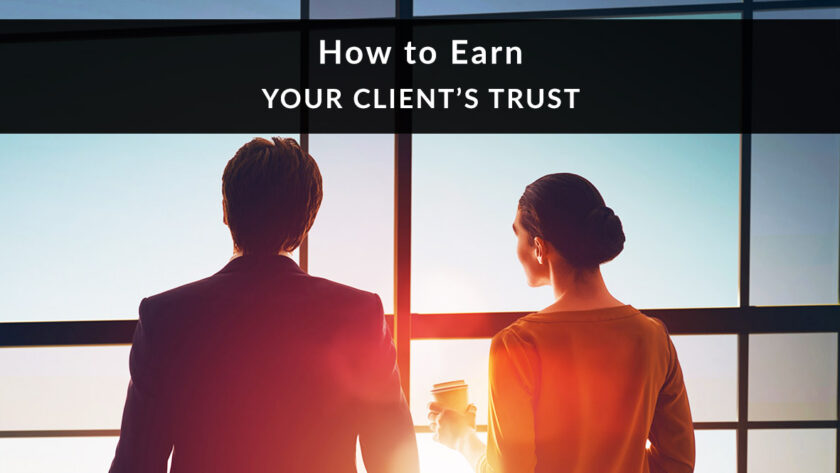 how to earn your clients trust