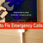 Emergency Calls error